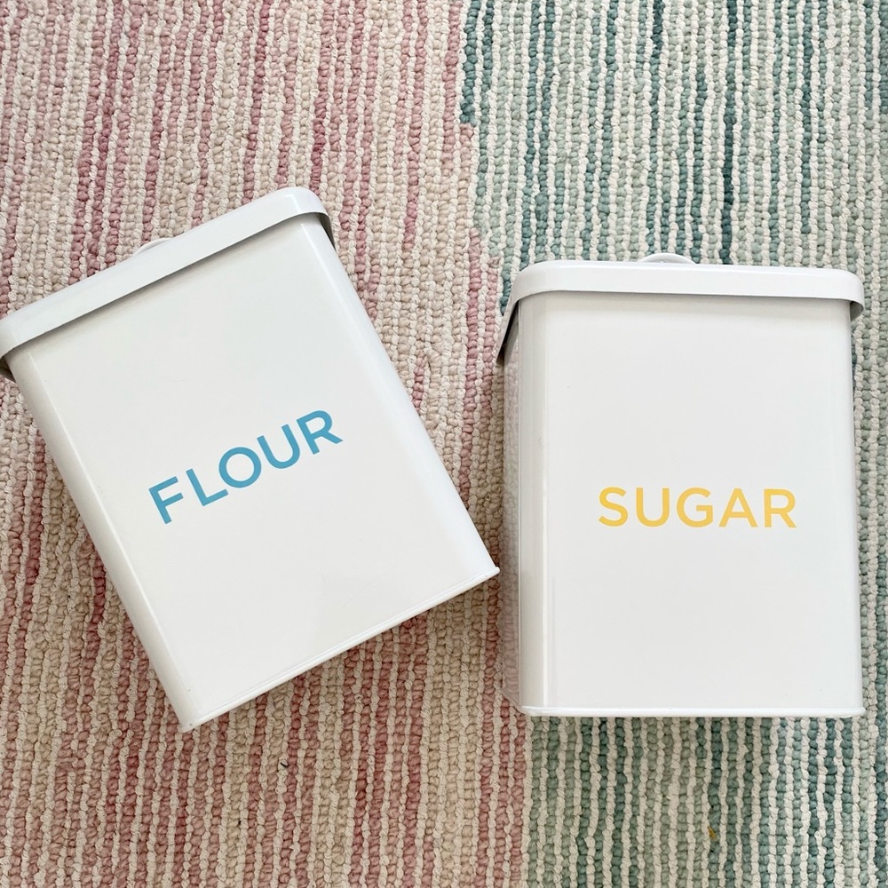 Martha Stewart Flour and Sugar Containers